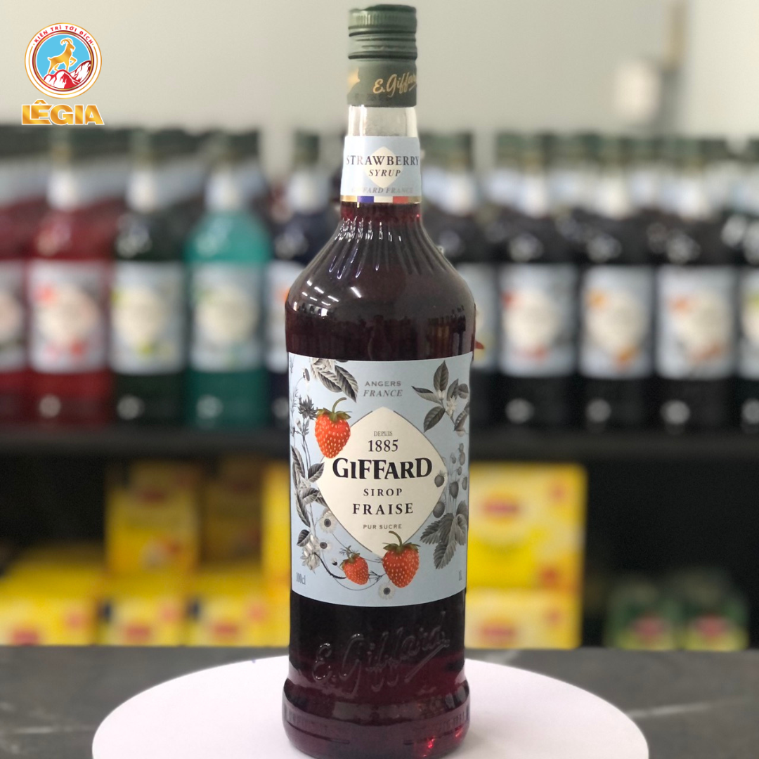 Siro giffard dâu 1l - giffard strawberry syrup
