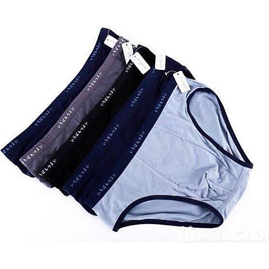 Quần Lót Nam Muji Nhật Bản Japan Men's Underwear Indian Cotton Quality Panties Fashion Sexy Underwear Sexy Men Briefs Short Soft Breathble Underwear Male Comfortable Solid Panties (Full Size)