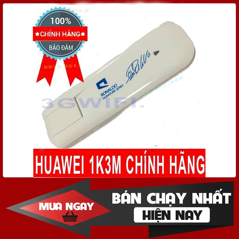 ( ƯU ĐÃI HOT ) USB Dcom 3G 4G Huawei 1K3M Hàng Chuẩn Tốc Độ 21Mbps Đổi IP CỰC NHANH