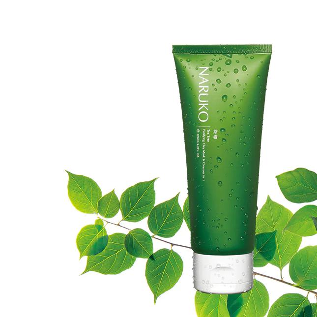 Sữa rửa mặt đất sét Tràm Trà NARUKO (120g)