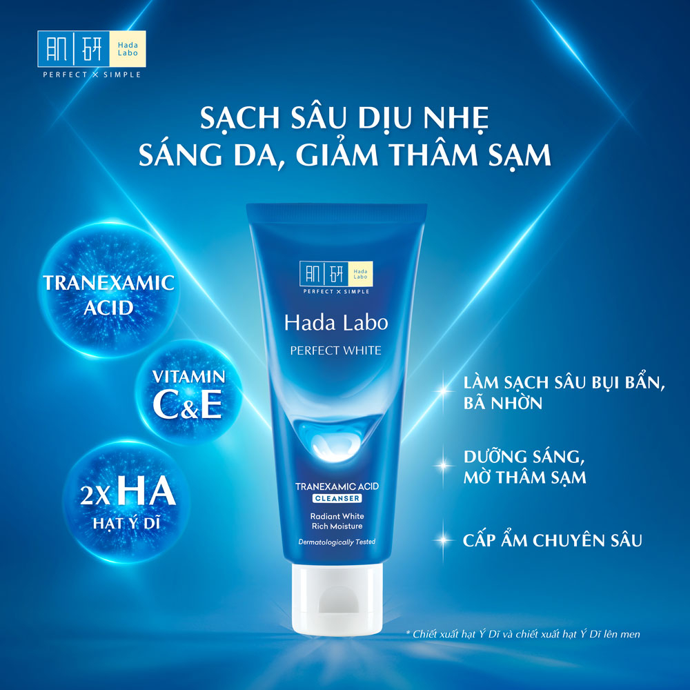 Sữa Rửa Mặt Dưỡng Ẩm Hada Labo (80g)