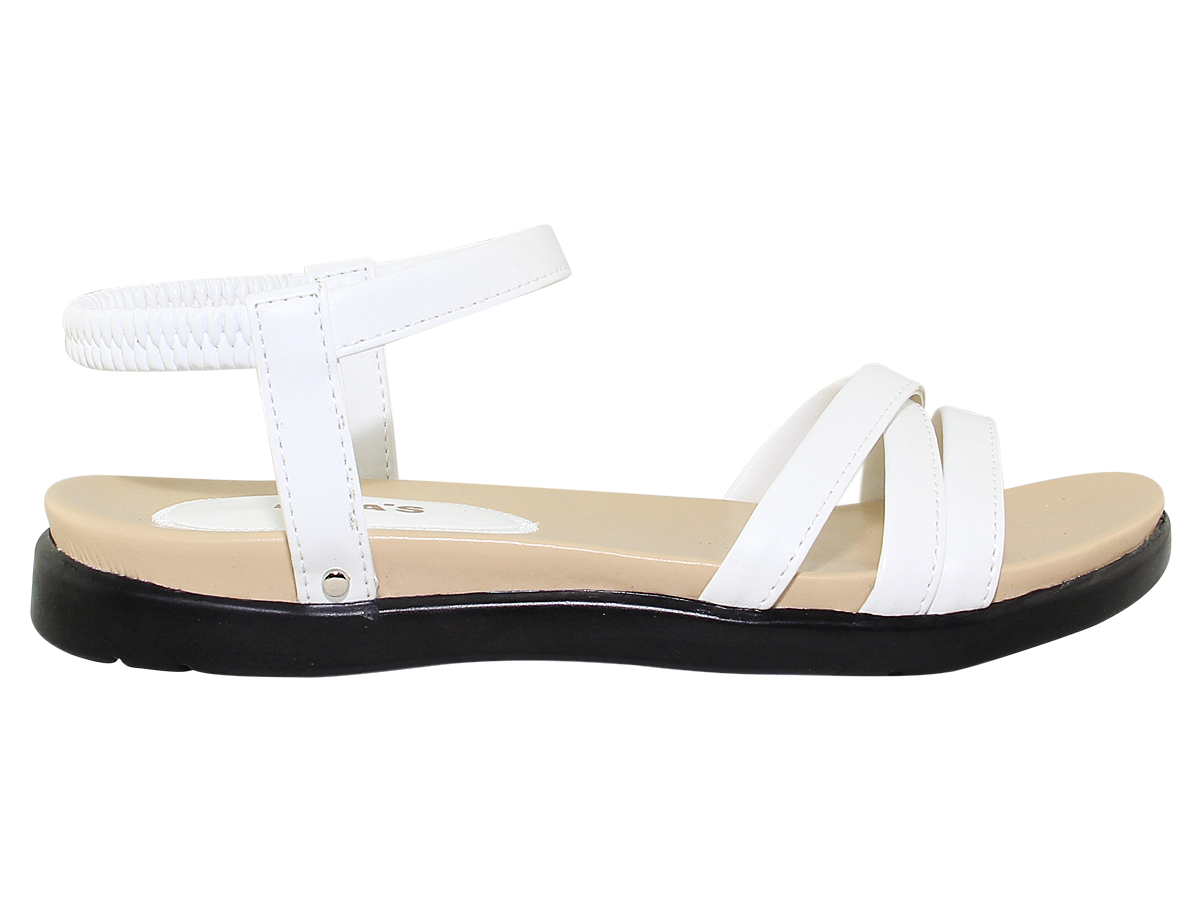 Sandal đế bằng nữ Bita's SYN.277 (Rêu + Đen + Nâu + Trắng)