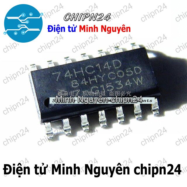 [3 con] (SOP) IC Dán 7404 74HC04 SOP-14 (SMD) (74HC04D) (IC Cổng NOT (6 Cổng NOT)) - HH002941