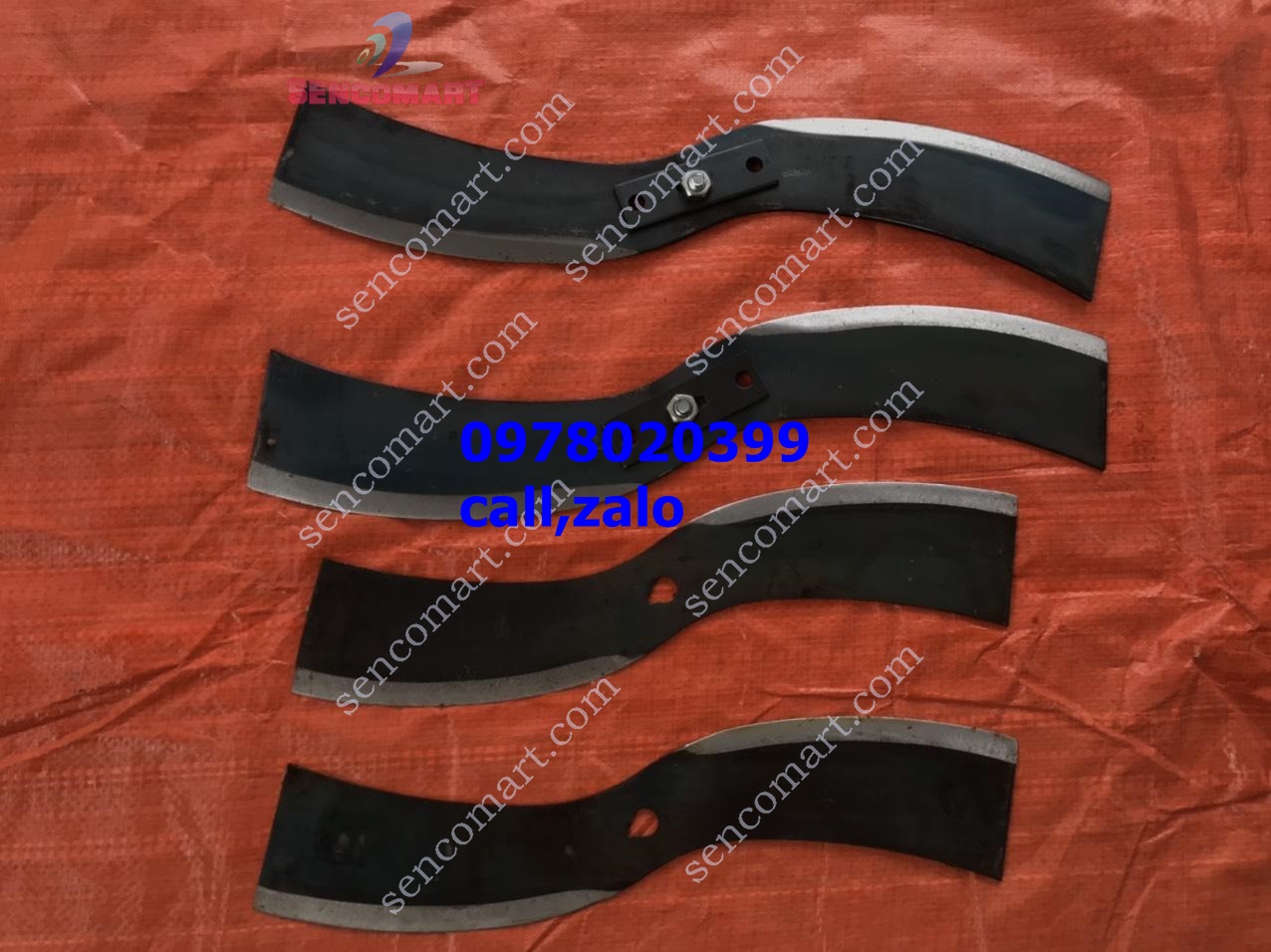 Lưỡi cắt chuyên lắp máy băm cỏ coi ,rau lang 40cm