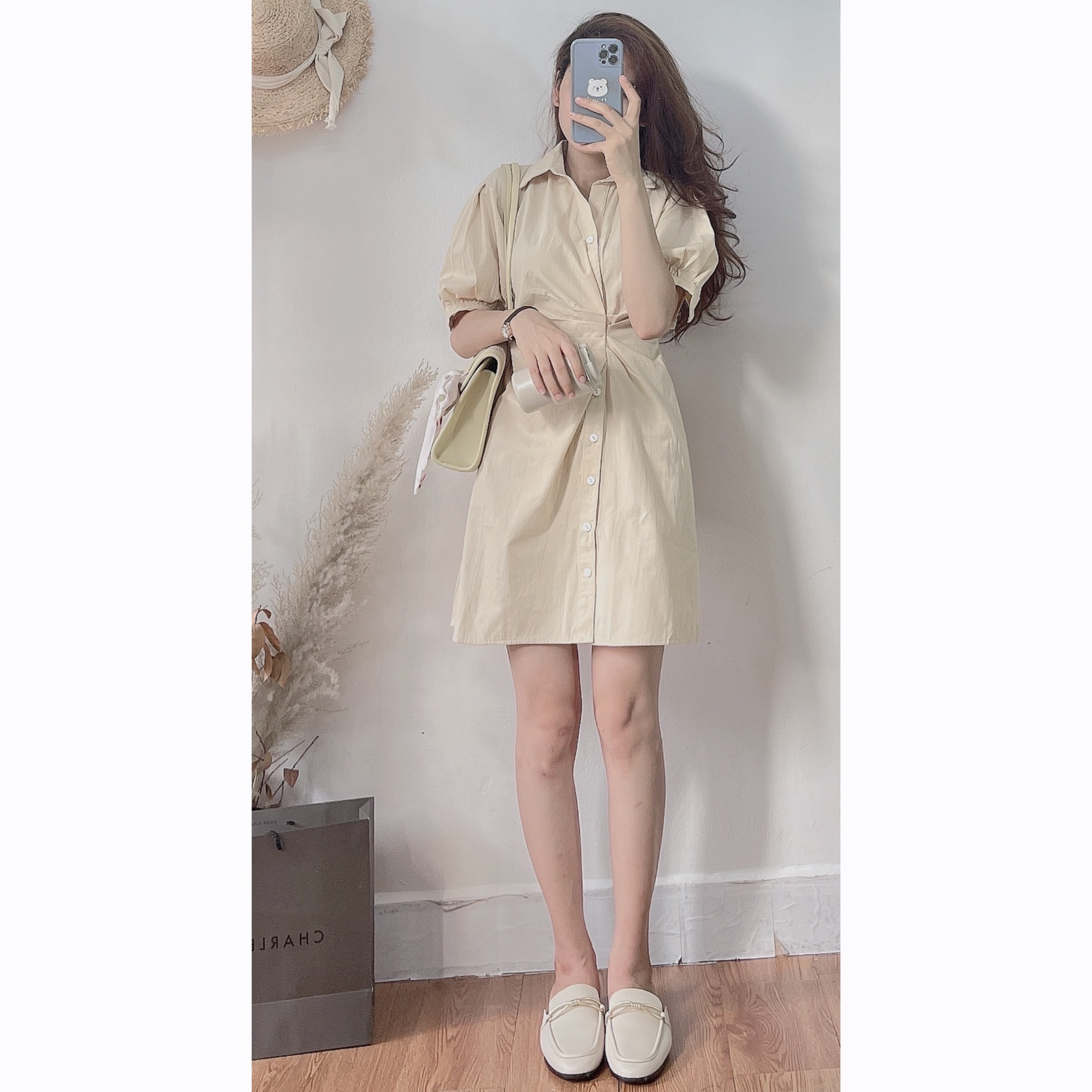 Đầm Cao Cấp Đầm Sơ Mi Thời Trang Thường Ngày Thanh Lịch Cho Nữ Phong Cách Hàn  Quốc Mới Mùa Thu | Lazada.vn