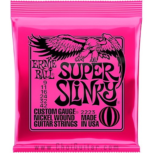 Dây đàn guitar điện 2223 ,Ernie Ball Skinny Heavy Bottom Electric Guitar Strings 2223 - Hoàng Dũng Music