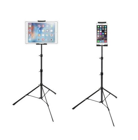 Giá đỡ điện thoại, iPad, máy tính bảng 3 chân để sàn xoay 360 độ