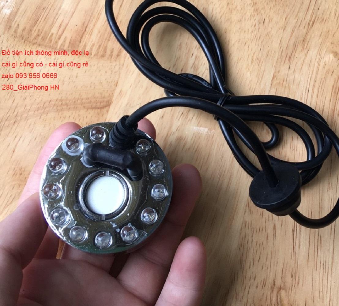 Động cơ tạo hơi nước – động cơ phun sương tạo ẩm 12 led – nguồn adapter 24v 1a