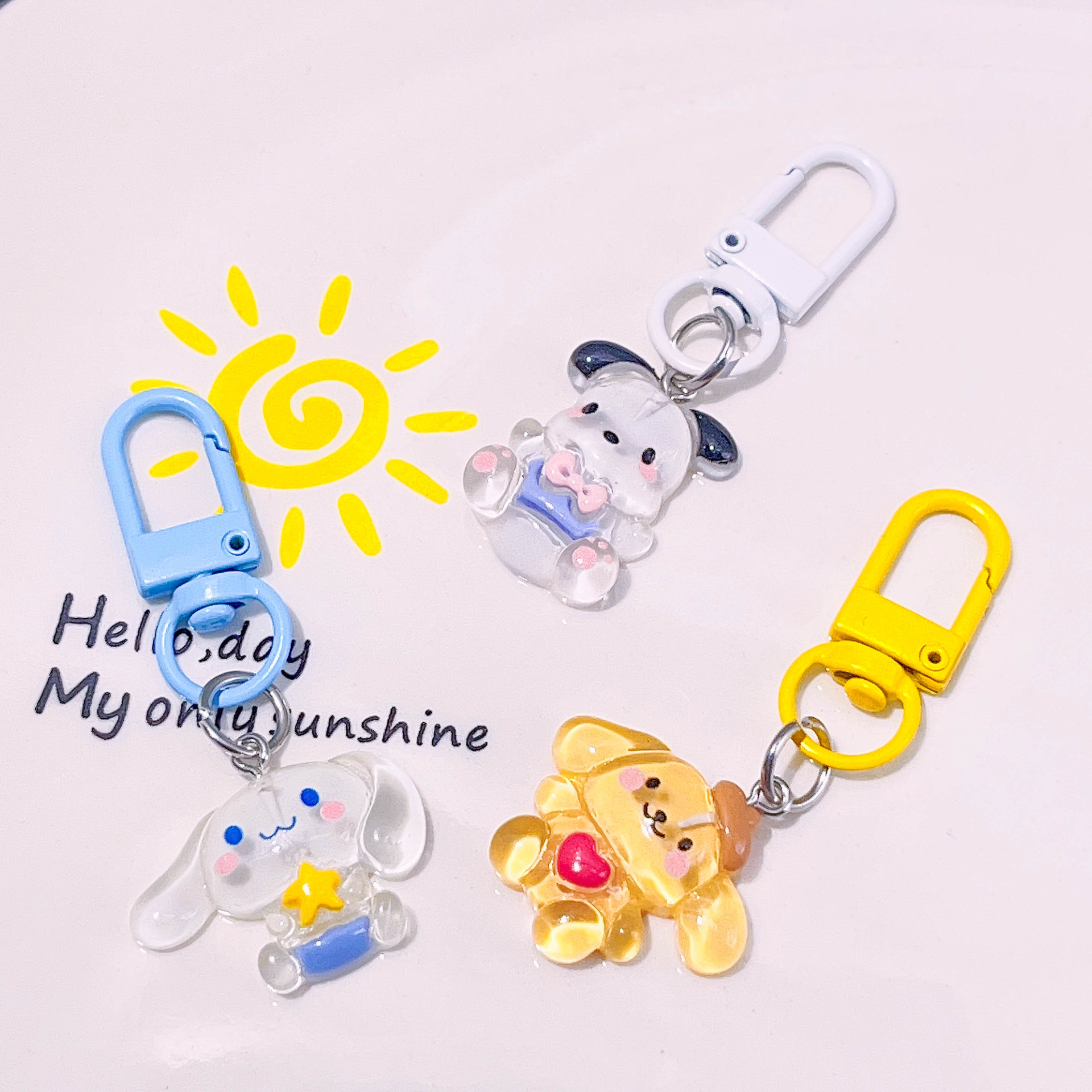 Móc khóa charm chó con cute lovelyhouse MKCHOCON08