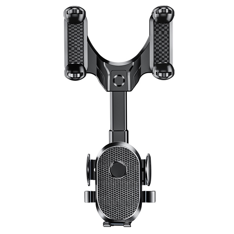 SEAMETAL Car Phone Holder 360° Rotating Car Mounts Adjustable Rearview Mirror Bracket for 4-7 Inch Car Cell Phone Bracket