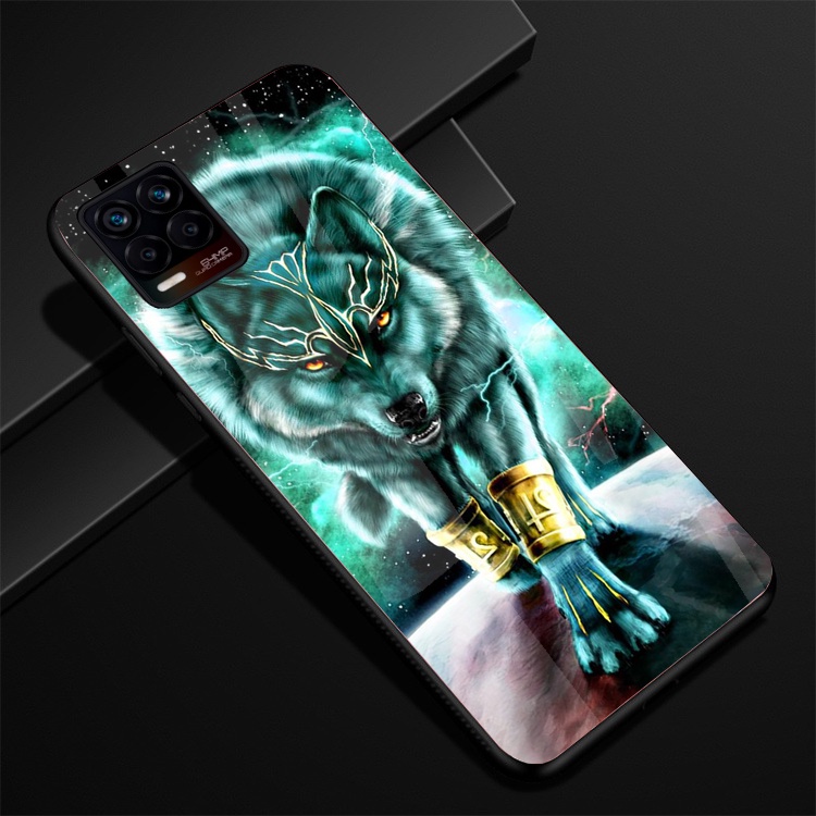 Ốp Lưng OPPO REALME 8, REALME 8 PRO mặt kính cường lực cao cấp thiết kế Độc Quyền