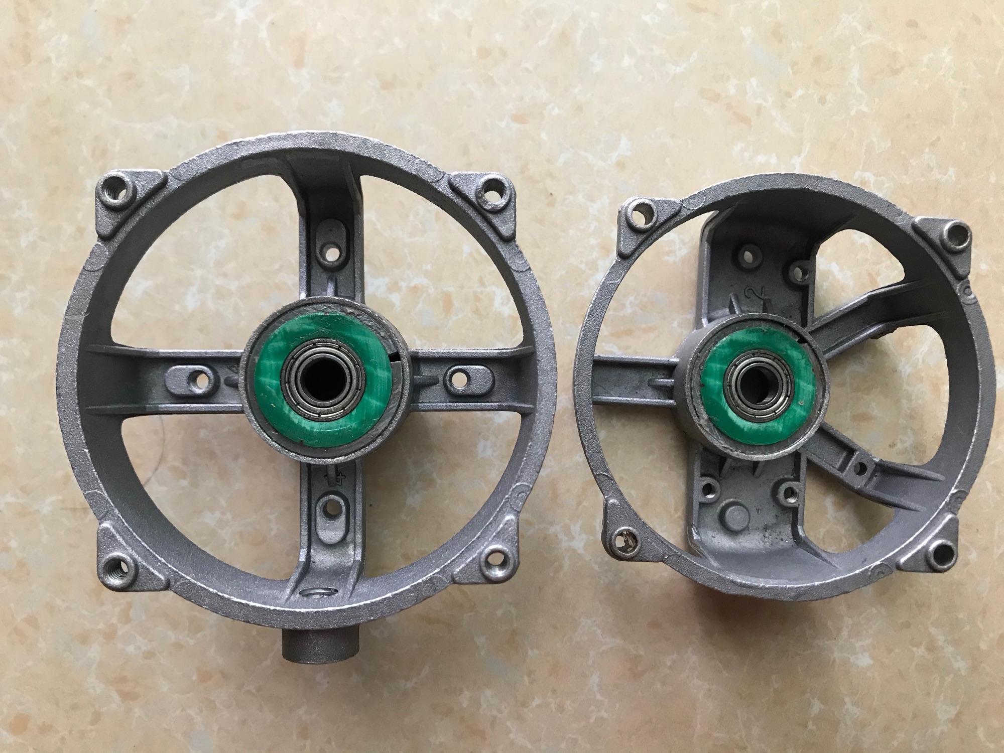 Bộ ốp nhôm quạt đóng sẵn bi 608
