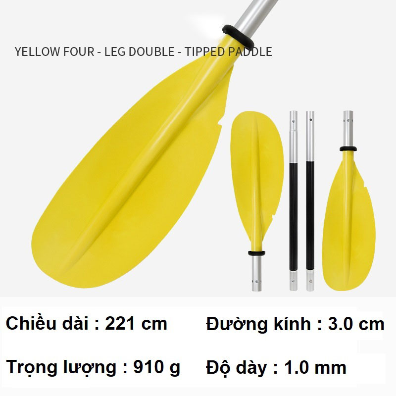Mái chèo thuyền KAYAK/ mái chèo thuyền bơm hơi, mái chèo 2 đầu