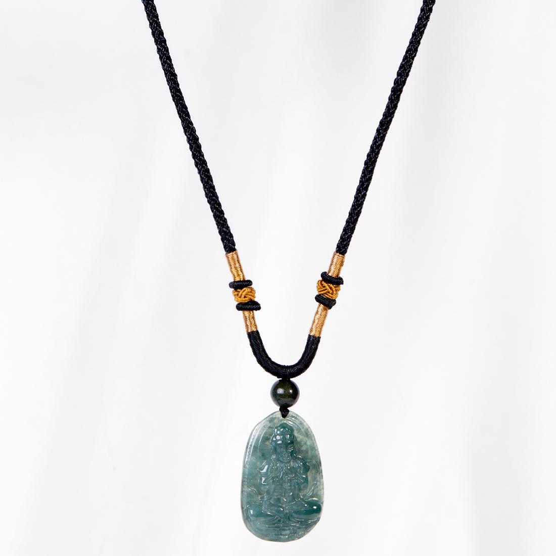 [HCM]Mặt dây chuyền đá cẩm thạch nước ngọc đại nhật như lai tuổi mùi thân