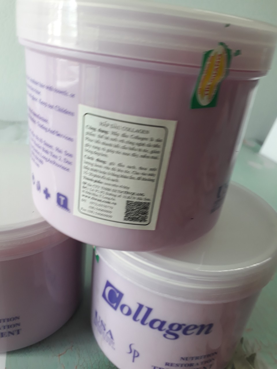 Dầu hấp ủ tóc siêu mượt Collagen giúp nuôi dưỡng tóc.