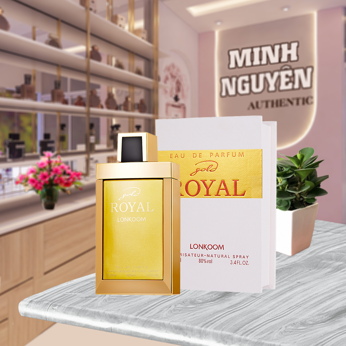 Nước Hoa Gold Royal Lonkoom EDP 100ml