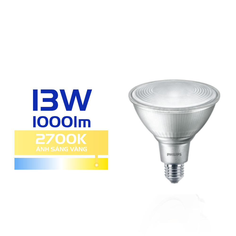 Bóng đèn chiếu điểm PHILIPS MAS LEDspot D 13-100W E27 927 PAR38 25D (01 bóng) - Đèn rọi