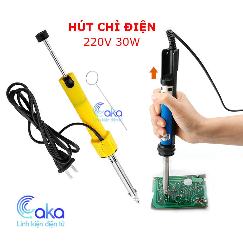 Máy hút thiếc điện 220V 30W, máy hút chì hàn điện