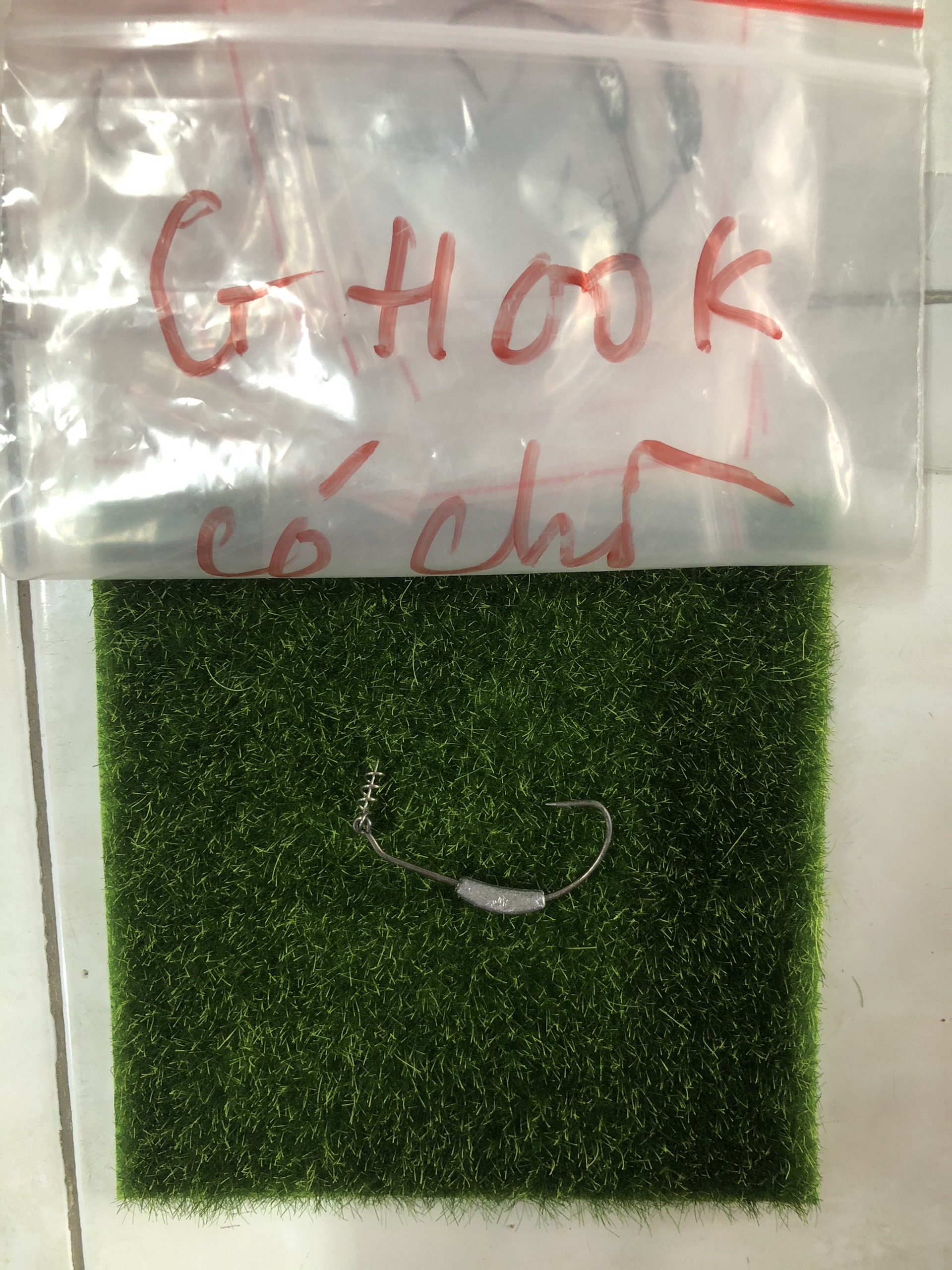 LƯỠI G-HOOK CÓ CHÌ - LƯỠI CÂU CÁ MỒI MỀM