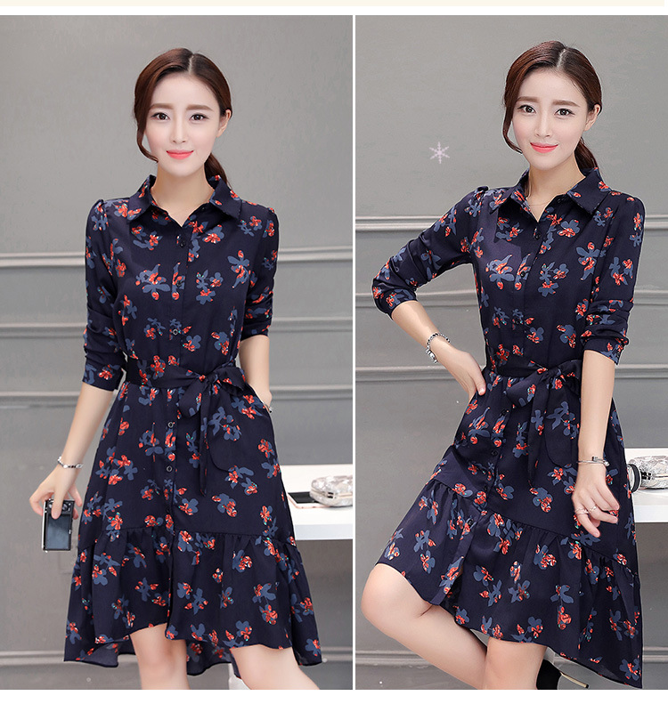 [HCM]ĐẦM XÒE CỔ BẺ HỌA TIẾT BEYEU1688 - BY8075