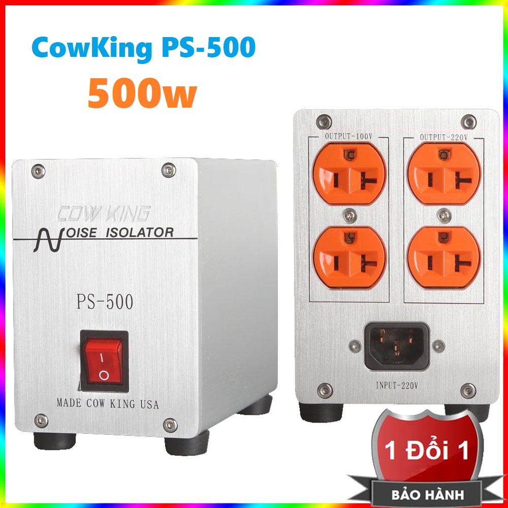 Biến áp cách ly AUDIO 220V/100V - COWKING PS500 - Biến áp CowKing PS-500 công suất 500W