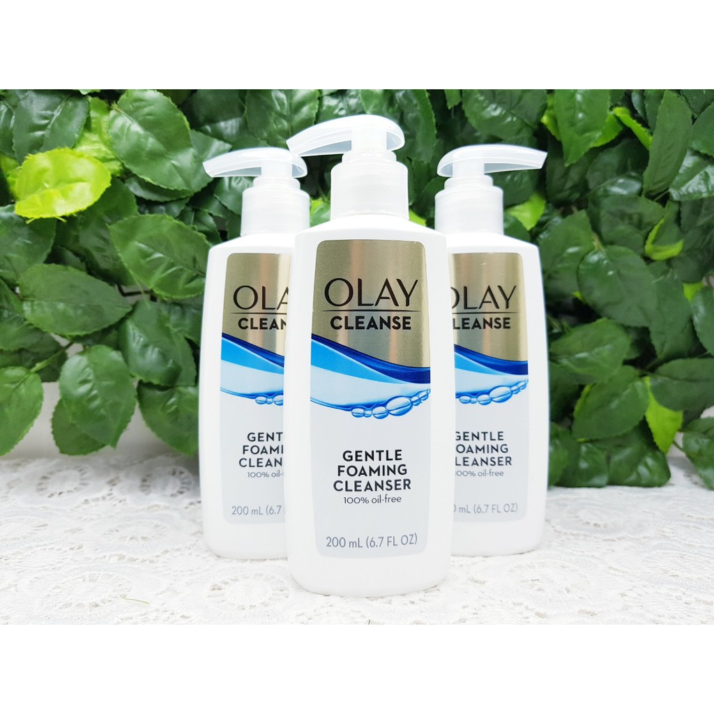 [HCM]Sữa rửa mặt Olay Cleanse Gentle Foaming Cleanser 200ml (Bill Mỹ)