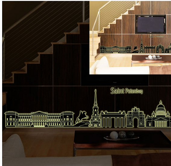[HCM]Decal dán tường Dạ quang Saint Petersburg