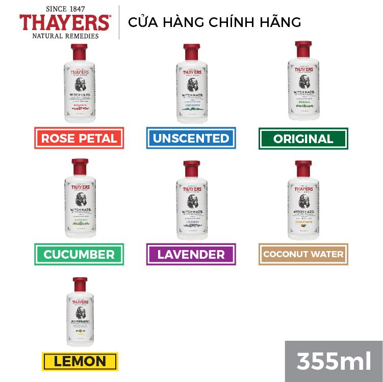 Nước Hoa Hồng Không Cồn THAYERS Không Mùi – 355ML