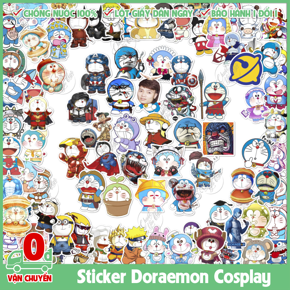 Set 25/50/100/150 cute non germicelli Cool cosplay keychain theme sticker Waterproof high quality