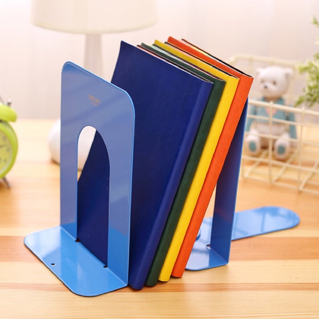 Kệ chặn sách Deli 9263 (1 cặp - cao 23cm)