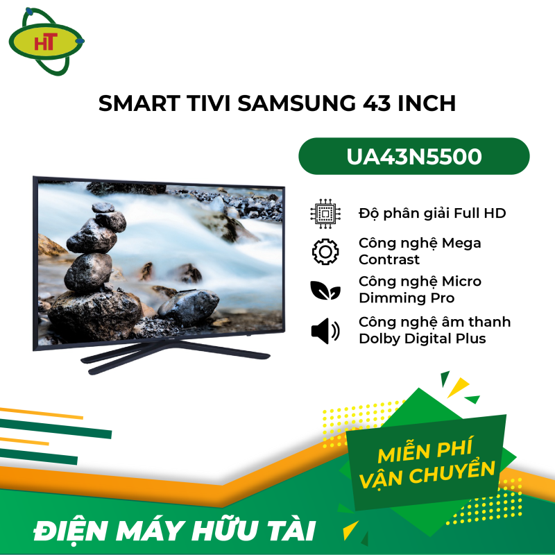 Bảng giá Smart Tivi Samsung 43 inch UA43N5500