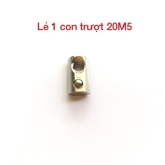 [combo 5] trượt bi nhôm định hình 2020 (ốc nhôm định hình có bi 20M3/20M4/20M5)