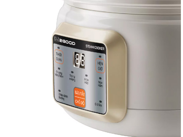 Nồi nấu cháo chậm và hấp cách thủy 2Good A600 - 1.5L
