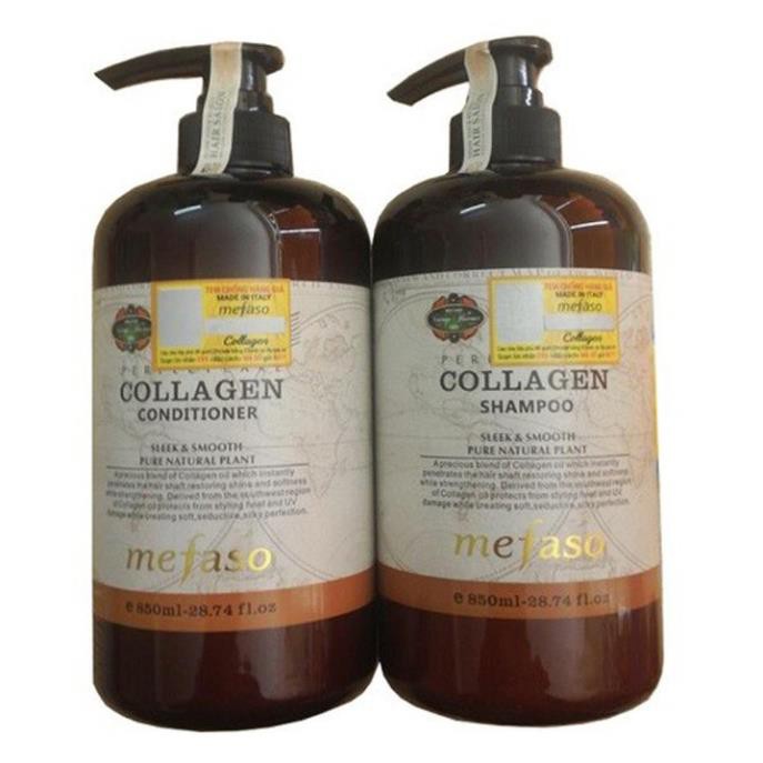 Cặp dầu gội xả mefaso 850ml | dầu gội | gội xả | mefaso