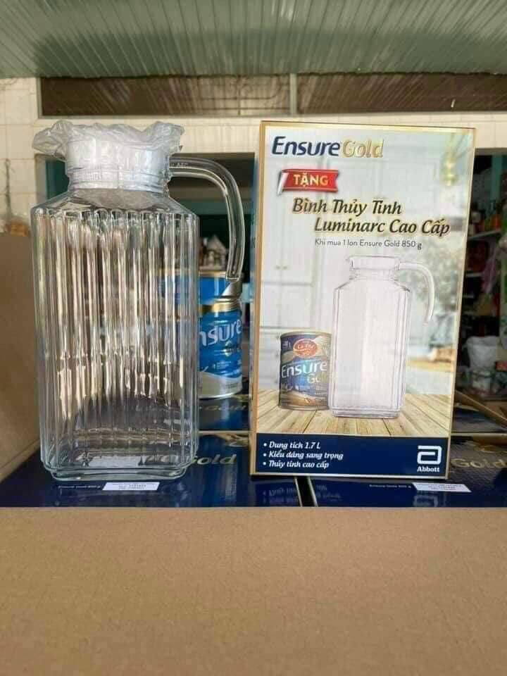 BÌNH THỦY TINH CAO CẤP LUMINARC 1.7 LÍT-QUÀ ENSURE