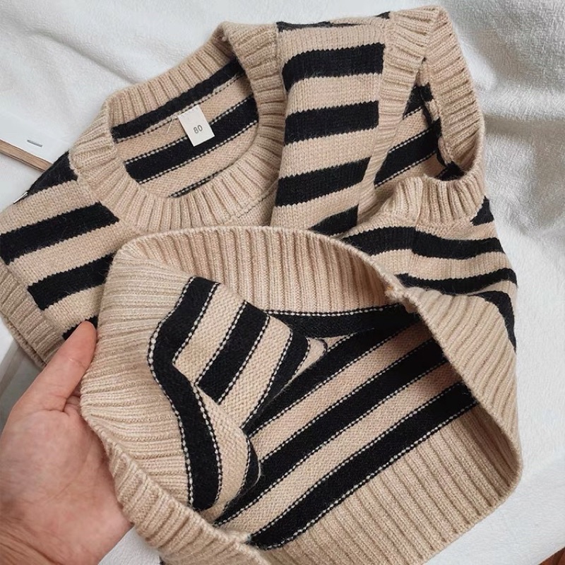 Áo gile len bé trai bé gái style Hàn Quốc