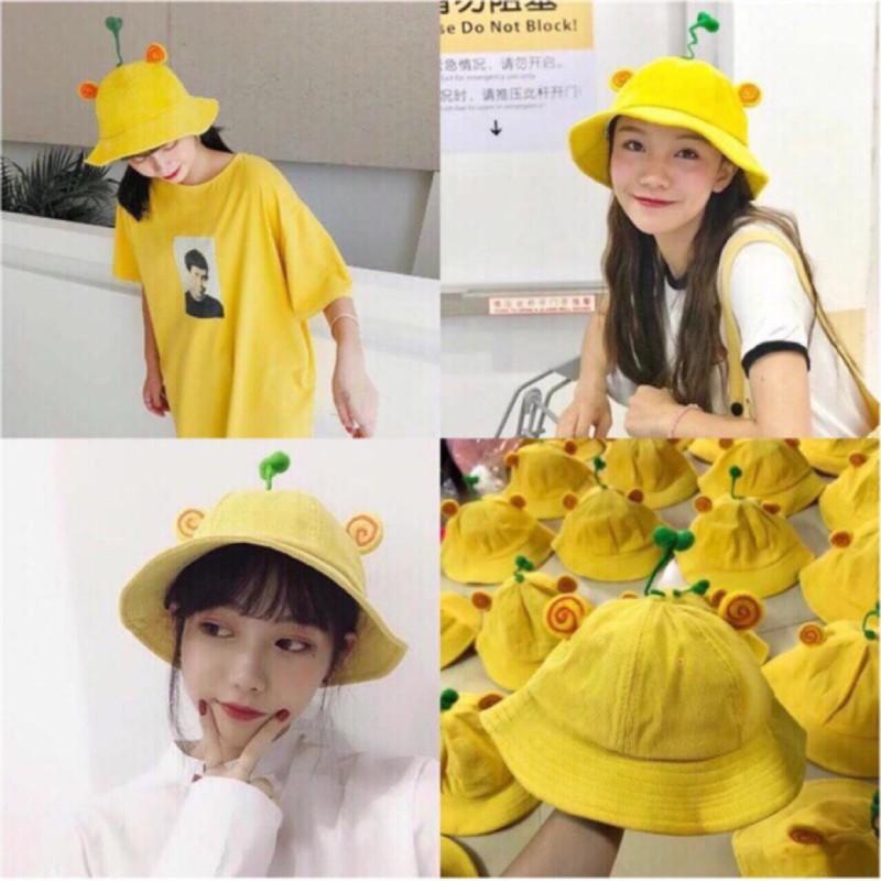Mũ mầm cây Maruko 3D nhung cute