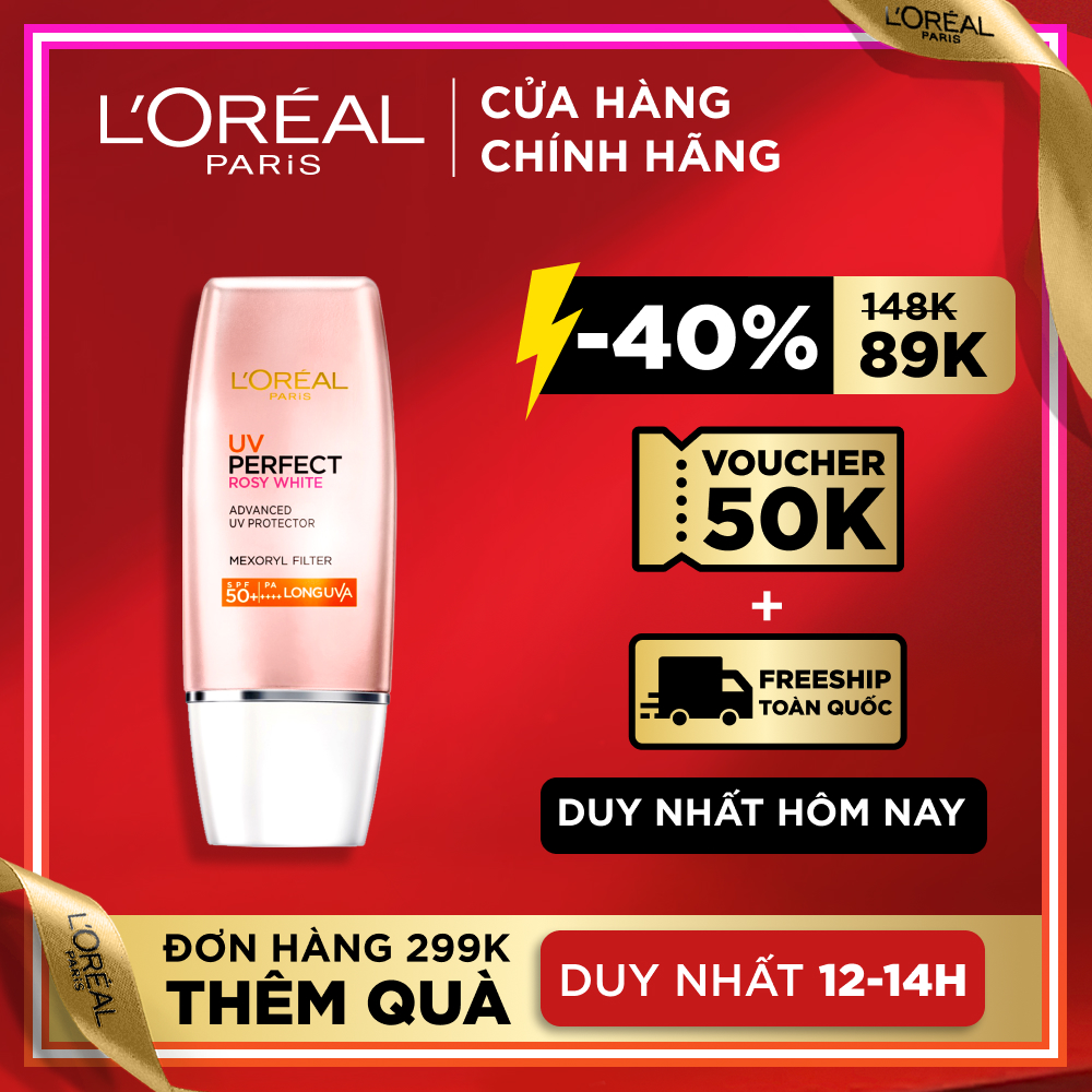 Kem chống nắng bảo vệ & dưỡng da trắng sáng tức thì L'Oréal SPF50|ProductId:478