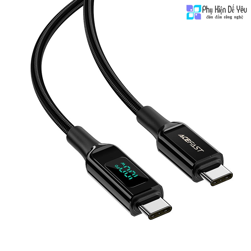 Cáp USB-C to USB-C AceFast C6-03 2m - 100W(PHÂN PHỐI CHÍNH HÃNG BẢO HÀNH 18 THÁNG)