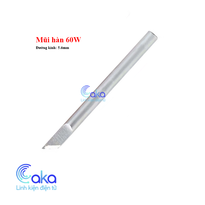 Mũi Hàn Nhọn 60W Dùng Cho Mỏ Hàn Điện Thay Thế Gia Nhiệt Nhanh