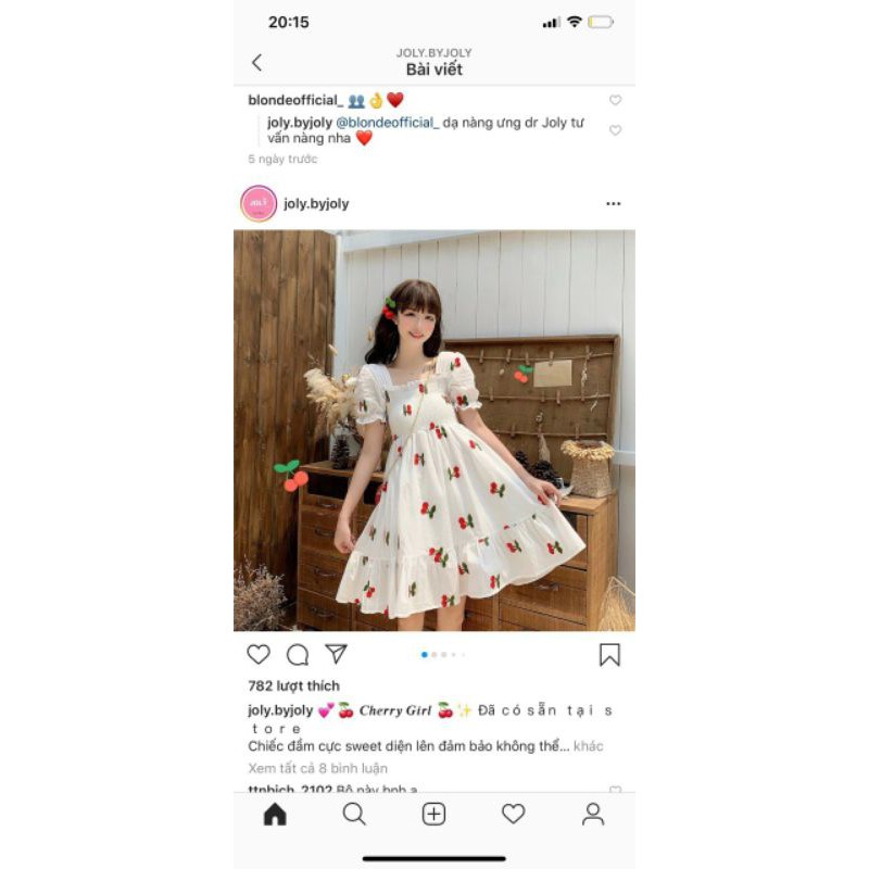 ĐẦM ULZZANG BABY CHERRY