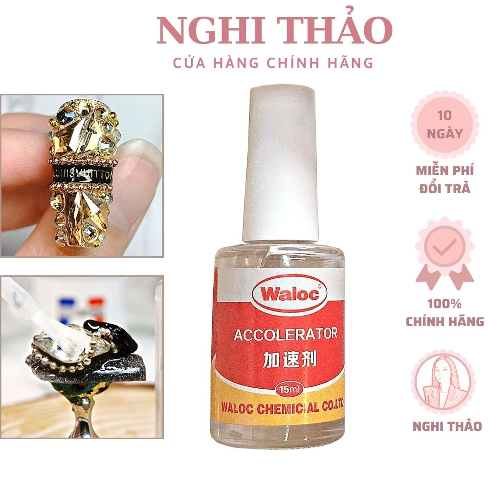 Nước khô keo làm sáng đá waloc 15ml