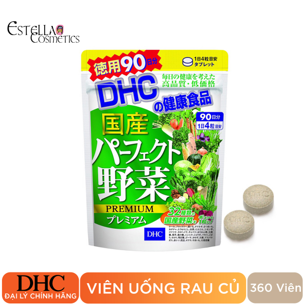 Viên Uống Rau Củ DHC Perfect Vegetable Premium 90 Ngày cao cấp
