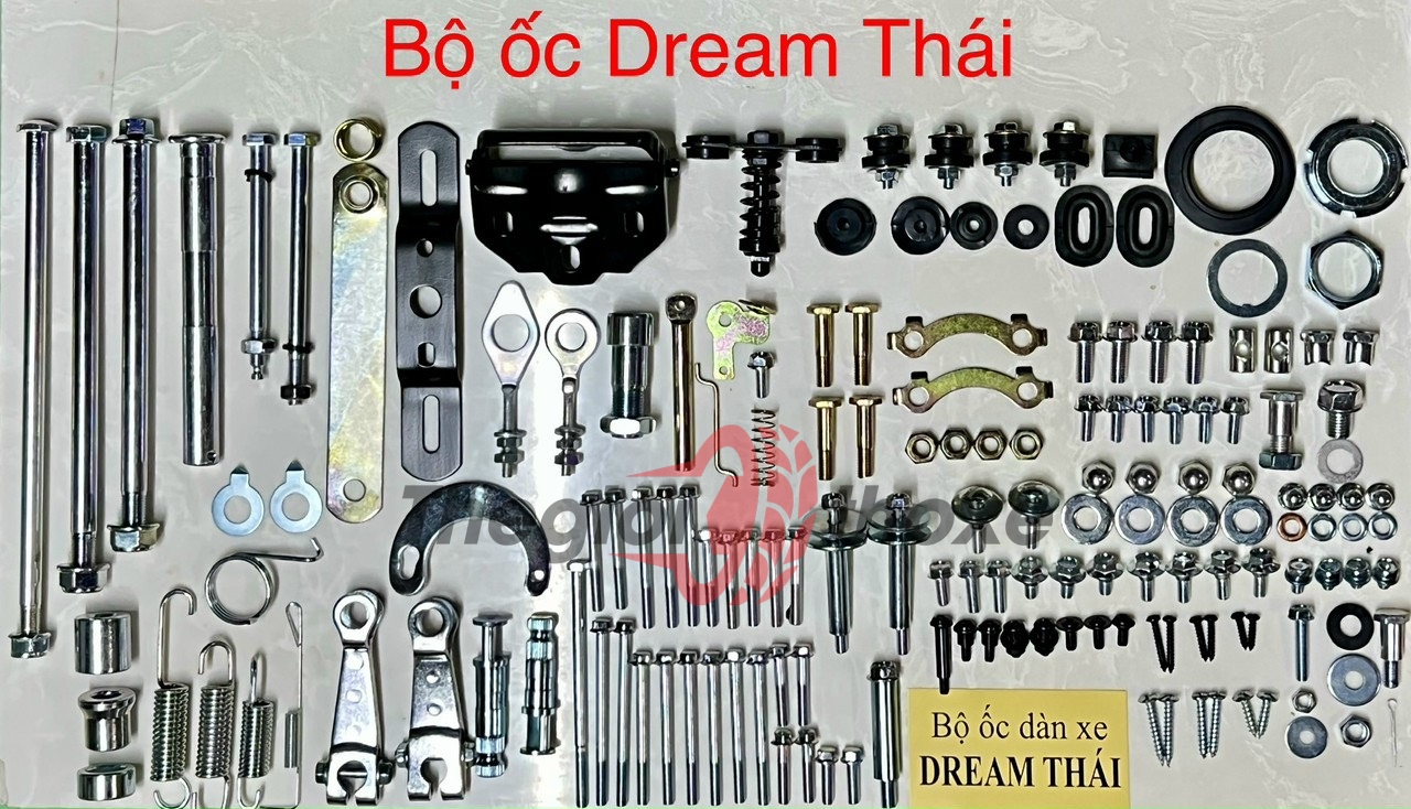 Bộ ốc xe Dream Thái - Full ốc dream thái đẹp, chất lượng cho anh em ráp xe | Thế Giới Thợ Xe