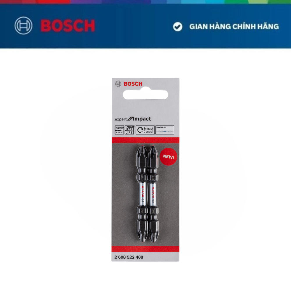 Đầu vặn vít ngắn Bosch dòng Expert