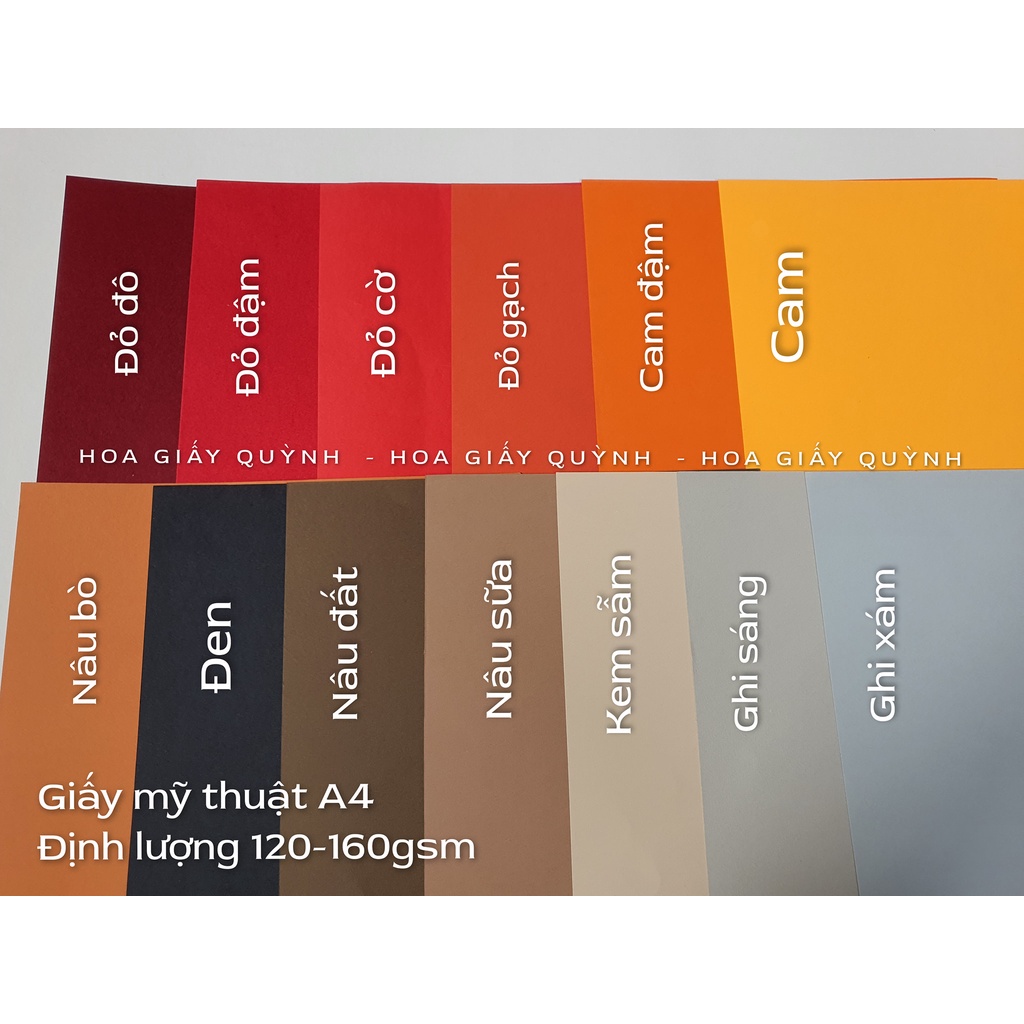 SET 50 tờ giấy mỹ thuật A4 120gsm