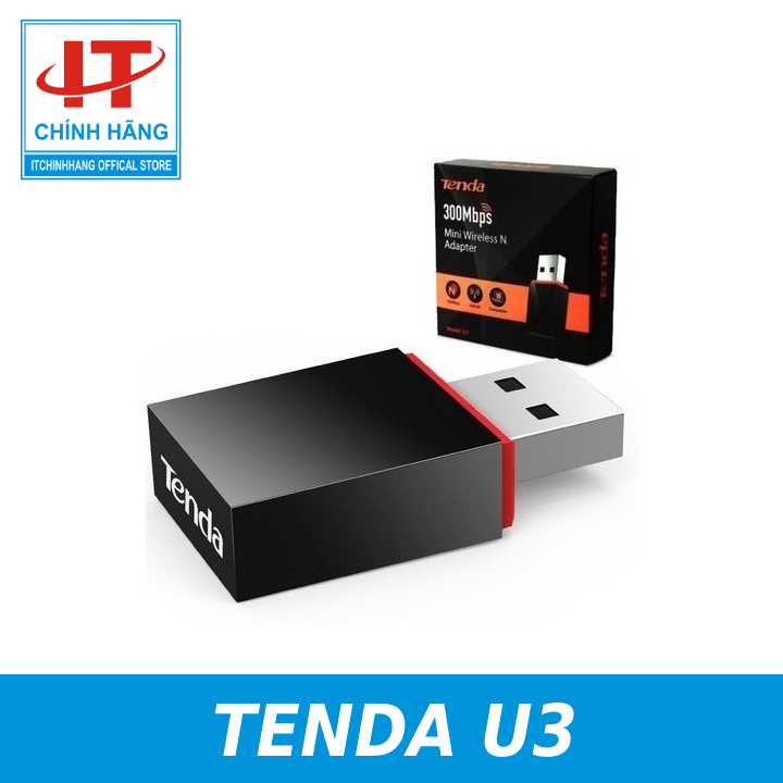 USB Wifi Tenda U3 tốc độ 300Mbps - Microsun Phân Phối