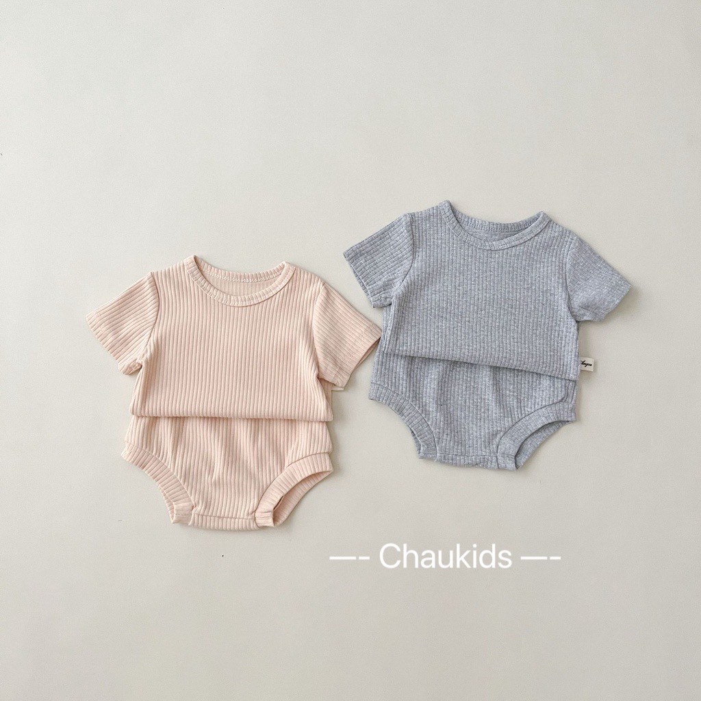 (6-14kg) Set Bộ Hè Siêu Cute Cho Bé Trai Bé Gái Đón Hè