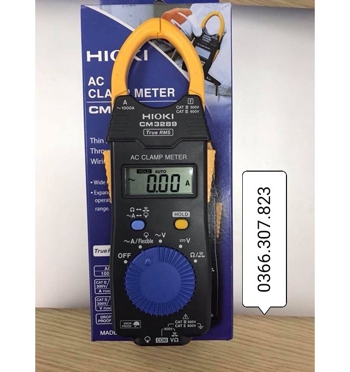 Hioki Cm-3289 Ac Current Clamp Meter (1000A True Rms) |   Home Repair Tools > Hand Tools & Accessories > Hand Tools, Components & Accessories