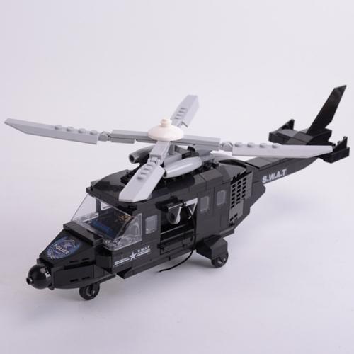 Lắp ráp Lego trực thăng đặc nhiệm SWAT - 6505